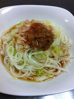 ダイエット梅いなにわうどん-レシピのメイン写真