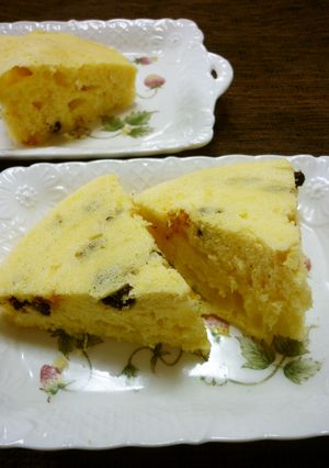 HMでレーズン蒸しパン(SS使用)-レシピのメイン写真