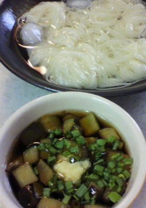 なすを炒めるだけ！美味しいそうめん-レシピのメイン写真