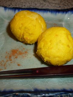 かぼちゃとクリームチーズのお団子-レシピのメイン写真