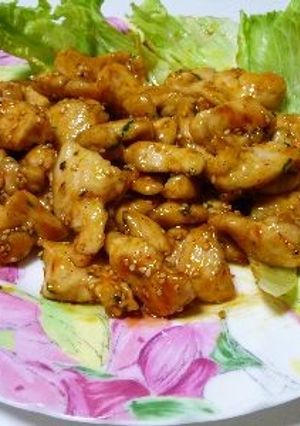 麺つゆで簡単　☆やわらかピリ辛チキン☆-レシピのメイン写真