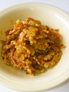 超簡単!ゴーヤの食べるラー油あえ-レシピのメイン写真