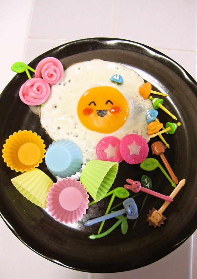 キャラ弁♡デコ弁用→目玉焼きのコツ☆-レシピのメイン写真