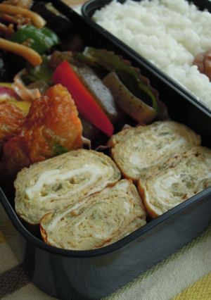 わさびのり佃煮入り卵焼き-レシピのメイン写真