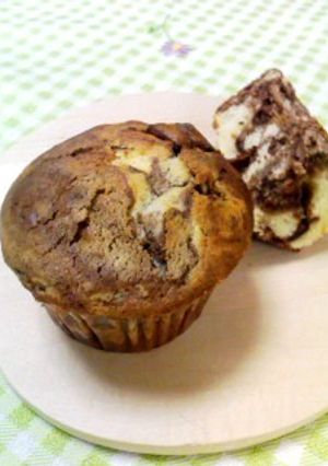 チョコチップ入り◎マーブルマフィン-レシピのメイン写真