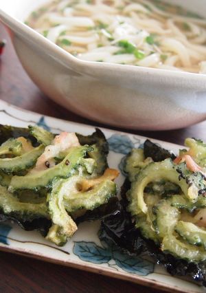 塩豚３３３＊ゴーヤと塩豚の磯辺揚げ-レシピのメイン写真