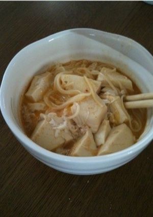 スンドゥブ☆にゅうめん-レシピのメイン写真