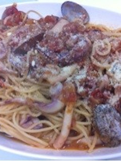 海鮮トマトパスタ-レシピのメイン写真