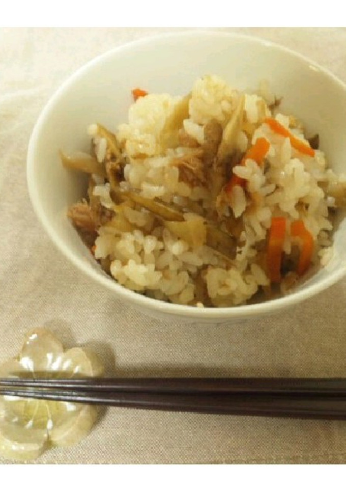 ツナと牛蒡の混ぜご飯-レシピのメイン写真