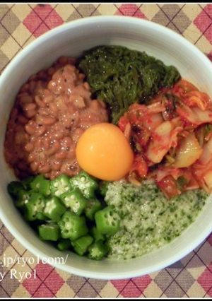 ネバネバ丼-レシピのメイン写真