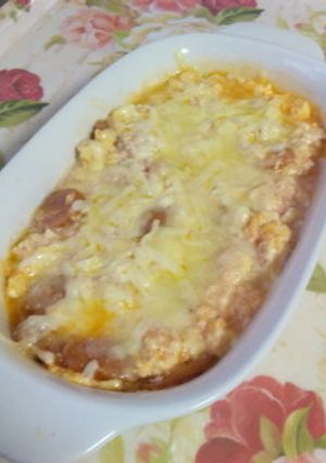 ランチに豆腐と明太子ソースのとろとろ焼き-レシピのメイン写真