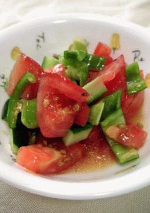 超簡単夏野菜サラダ-レシピのメイン写真