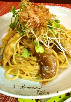 秋✽椎茸とツナのバター醤油パスタ✽-レシピのメイン写真