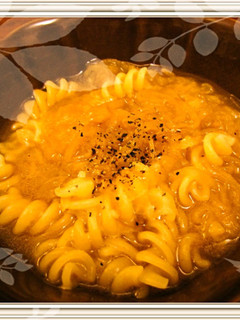 オニオンスープパスタ-レシピのメイン写真