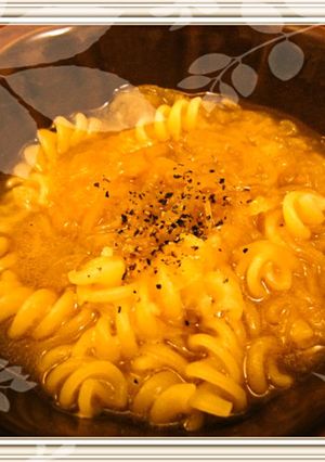 オニオンスープパスタ-レシピのメイン写真
