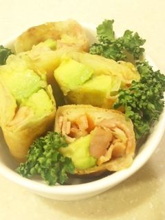 ヘルシー野菜巻き風♪ BLT春巻き-レシピのメイン写真