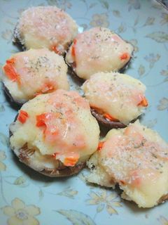しいたけのホワイトソース焼き-レシピのメイン写真