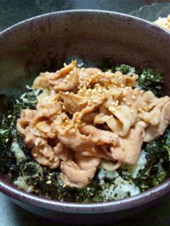 【豚肉のガッツリ★スタミナ丼★】-レシピのメイン写真