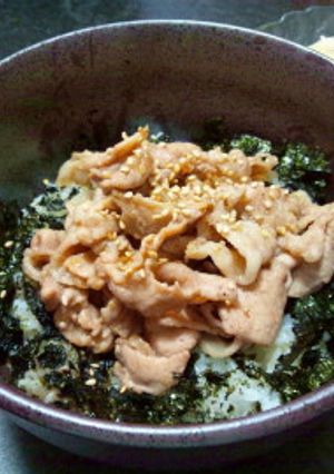 【豚肉のガッツリ★スタミナ丼★】-レシピのメイン写真