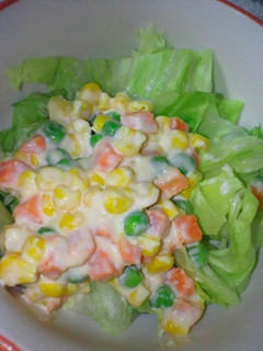 冷凍の野菜ミックスサラダ-レシピのメイン写真
