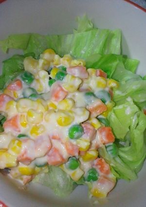 冷凍の野菜ミックスサラダ-レシピのメイン写真