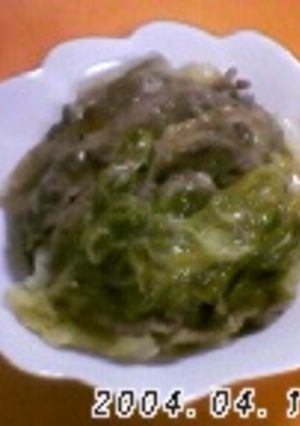 キャベツと豚の重ね煮-レシピのメイン写真