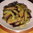 ゴーヤとナスの味噌炒め