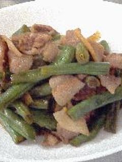 いんげんと豚バラ炒め煮-レシピのメイン写真