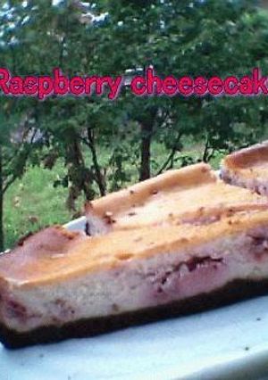 今度は【Raspberry cheesecake】作っちゃいました♪-レシピのメイン写真