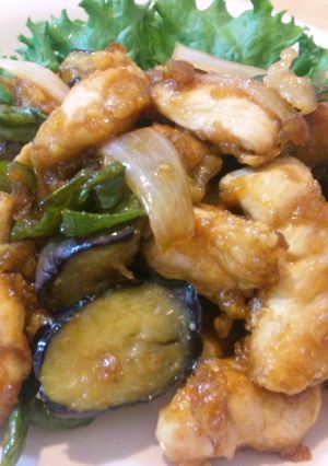 鶏胸肉と夏野菜の甘だれ♪-レシピのメイン写真