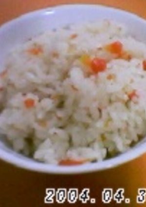 にんじんごはん-レシピのメイン写真