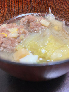 生姜香るタケノコ入り肉団子中華スープ-レシピのメイン写真