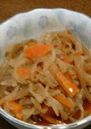 切干大根の煮物　冷たく食べよう-レシピのメイン写真