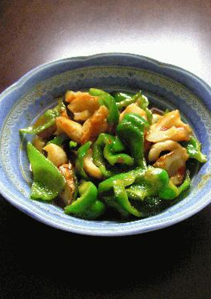 ぴりカラ。ちくわとピーマンの豆板醤炒め-レシピのメイン写真