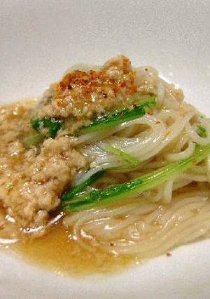 食欲のないときに、あんかけそうめん。-レシピのメイン写真