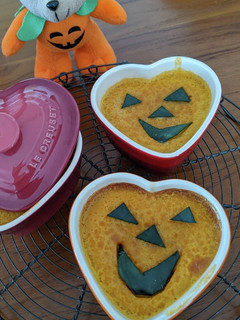 ハロウィンに!かぼちゃのプリン-レシピのメイン写真