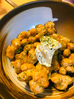 毎日の納豆●マスカルポーネチーズ添え-レシピのメイン写真
