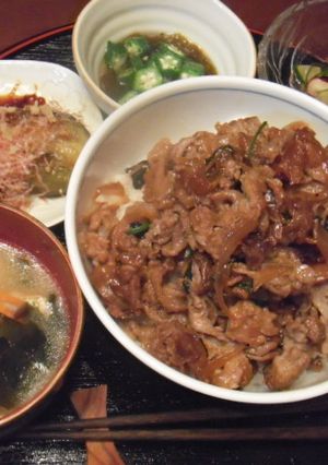 豚丼 夏のお疲れに 生姜・ニンニク-レシピのメイン写真