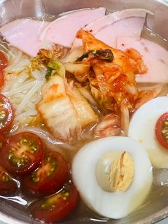 カンタン酢とダシダときび砂糖の冷麺スープ-レシピのメイン写真