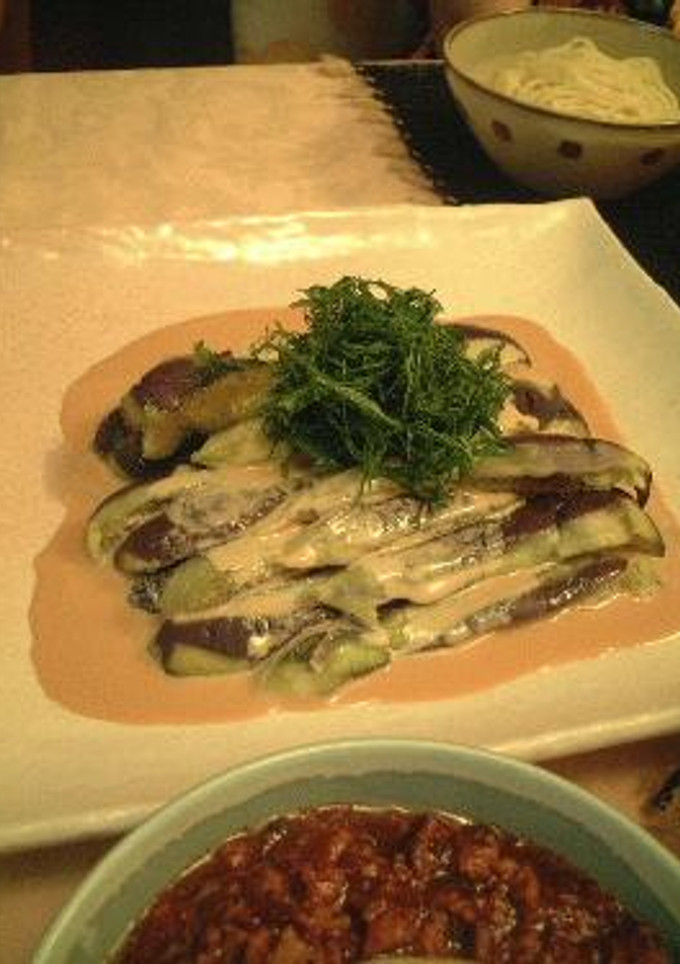 冷やしなすのごまだれかけ-レシピのメイン写真