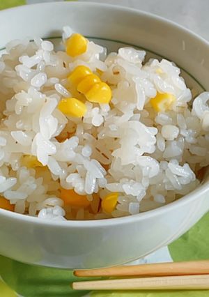 【材料2つだけ】夏の味覚 とうもろこしごはん-レシピのメイン写真