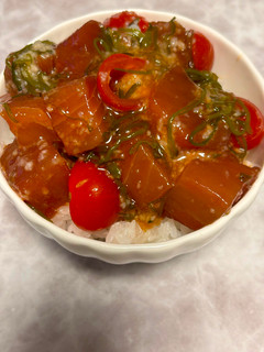 マグロのポキ丼-レシピのメイン写真