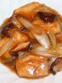 揚げ豆腐のきのこあんかけ-レシピのメイン写真
