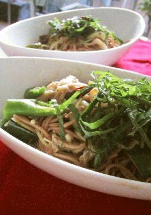 本日のパスタブランチ☆全粒粉パスタとズッキーニで和風味-レシピのメイン写真