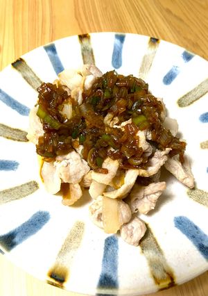 豚肉のねぎソースがけ-レシピのメイン写真