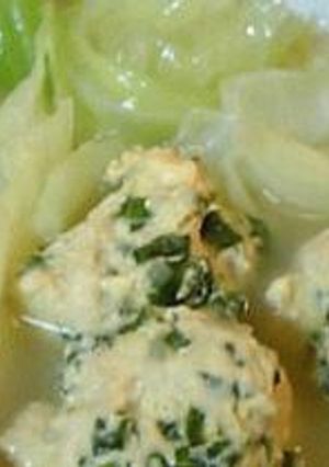 キャベツと鶏だんごスープ。博多水炊風-レシピのメイン写真