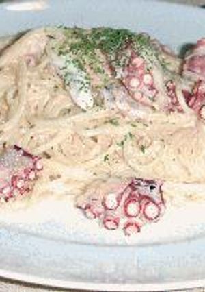 たこと明太子のスパゲティ-レシピのメイン写真