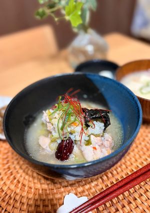 疲れをふき飛ばす参鶏湯-レシピのメイン写真