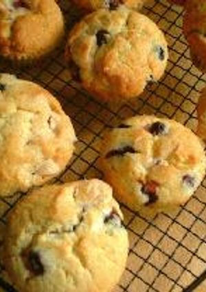 Fresh BlueberryとWhite choco chunkのマフィン-レシピのメイン写真