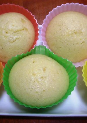 ホットケーキミックスdeリンゴ蒸しパン-レシピのメイン写真